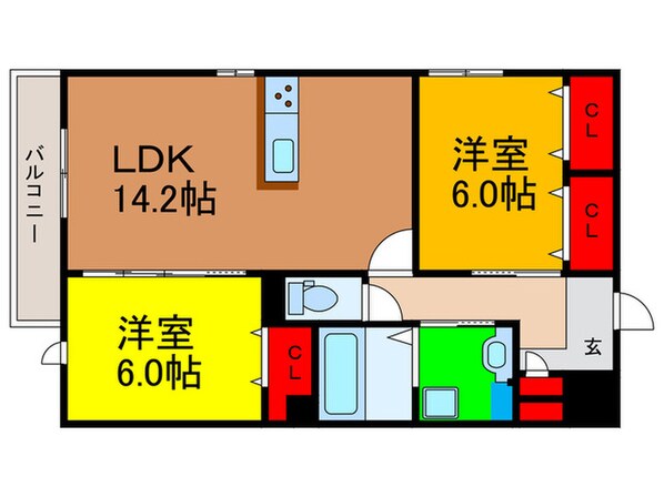 Emouvoirの物件間取画像